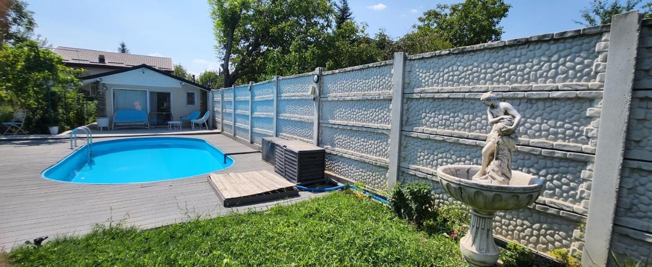 Morii Lake Pool Villa Bucarest Esterno foto
